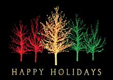 CA2466-S<br>Happy Holiday Trees