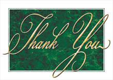 CS4000-Q<br>Handsome Green Marble Thank You